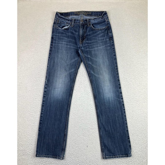 American Eagle Outfitters Other - American Eagle Original Straight Jeans Mens 29x32 Medium Wash Denim